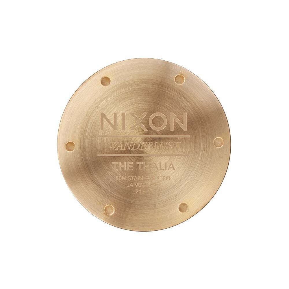 Reloj Thalia Leather Light Gold Tan Nixon-3