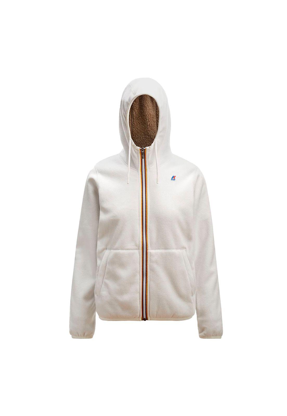 Polerón Lily Polar Reversible White Milk Beige Taupe-0