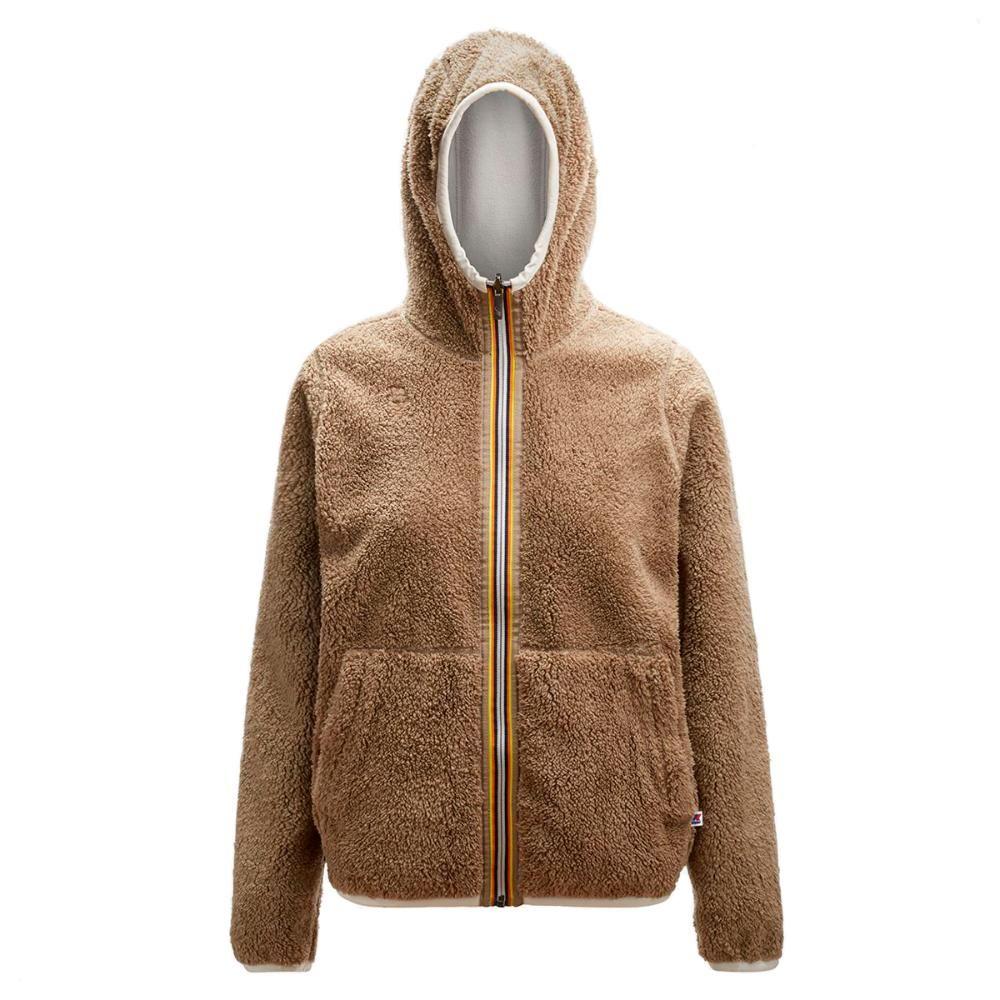 Polerón Lily Polar Reversible White Milk Beige Taupe-1