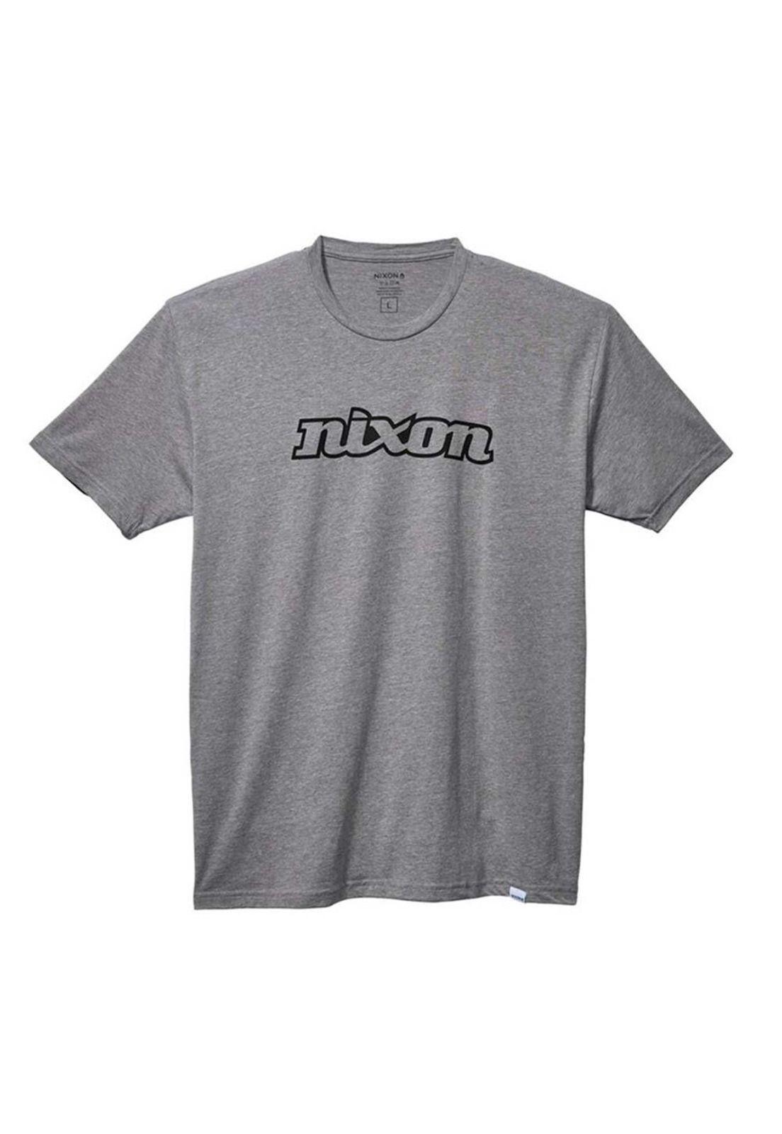 Polera OG Script Eco Dark Gray Black Nixon-0