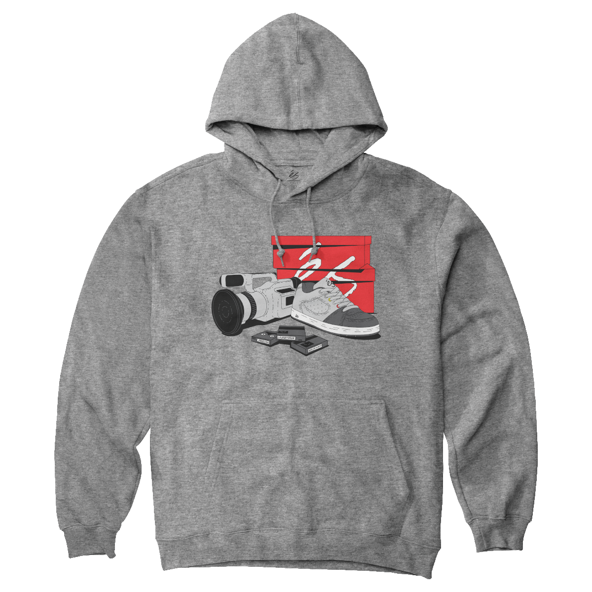 Polerón éS VX Hoodie Charcoal Heather-0