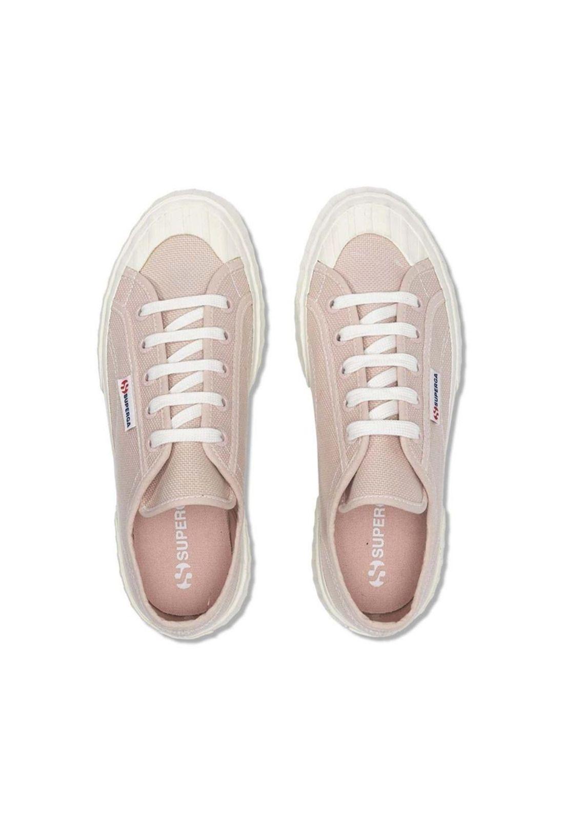 Zapatilla 2630 Stripe Pink Skin White Avorio-2