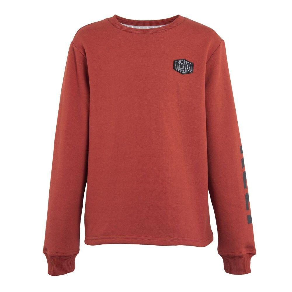 Poleron Kids Crew "Stop Time Enjoy Life" Burgundy Black-0