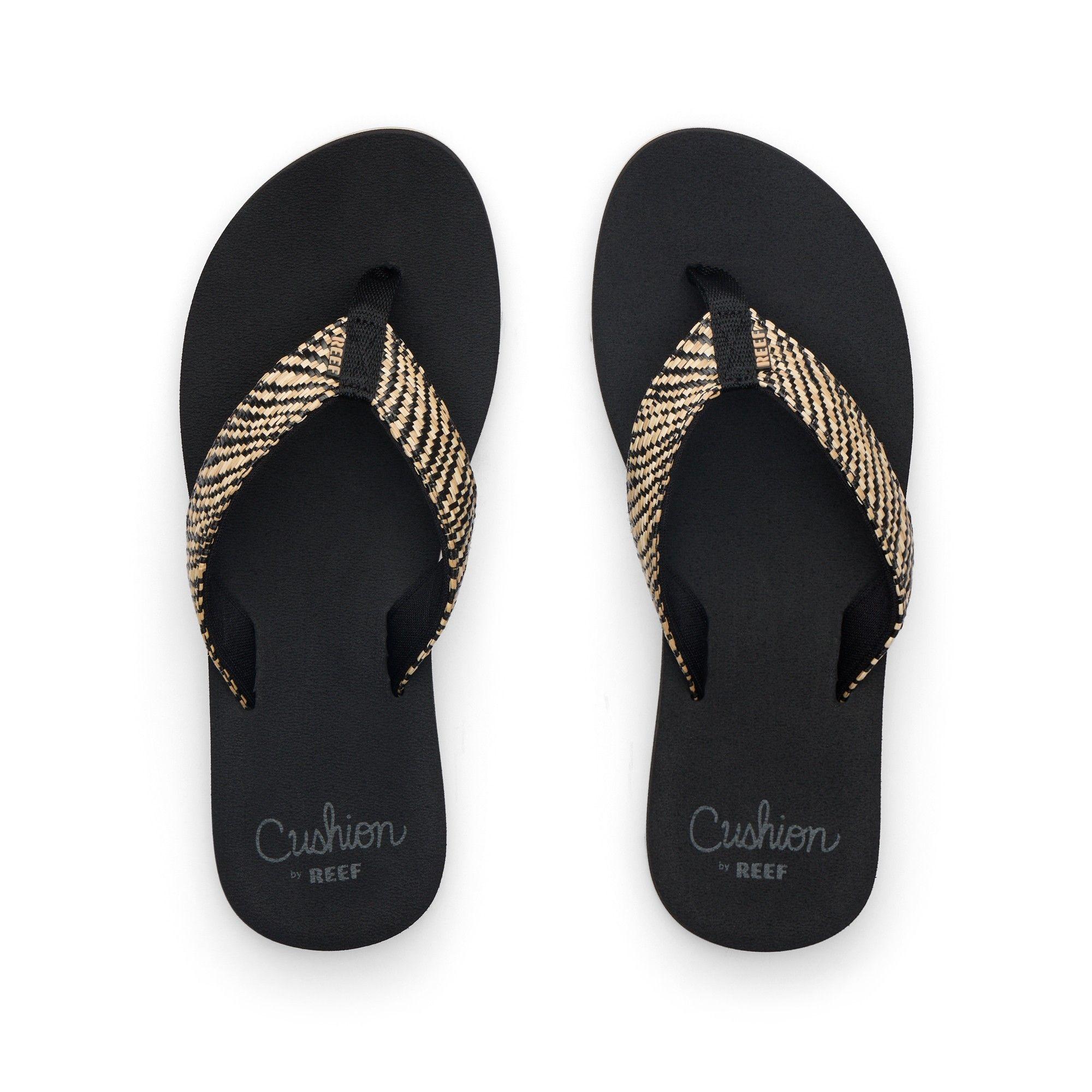 Sandalia Reef Women Baja Ashley Black Textile-2