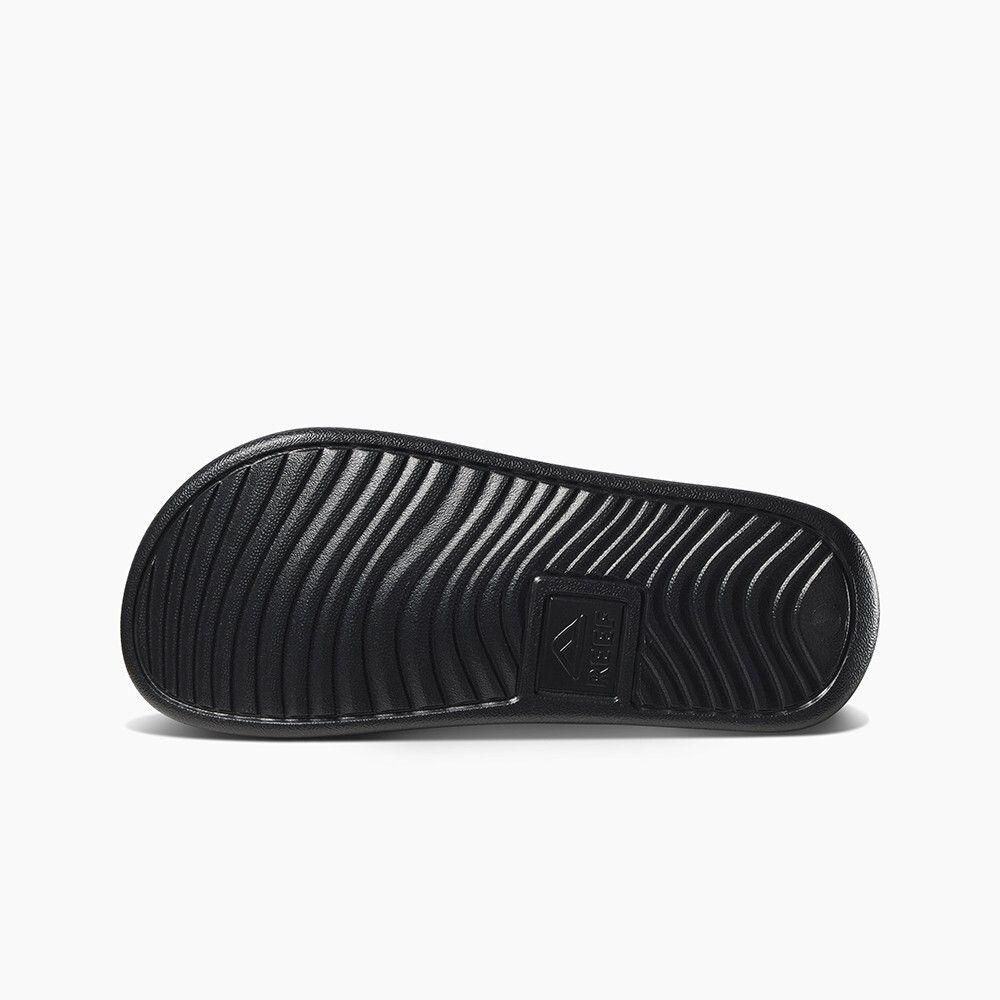 Sandalia One Slide Kids Black White Reef-2