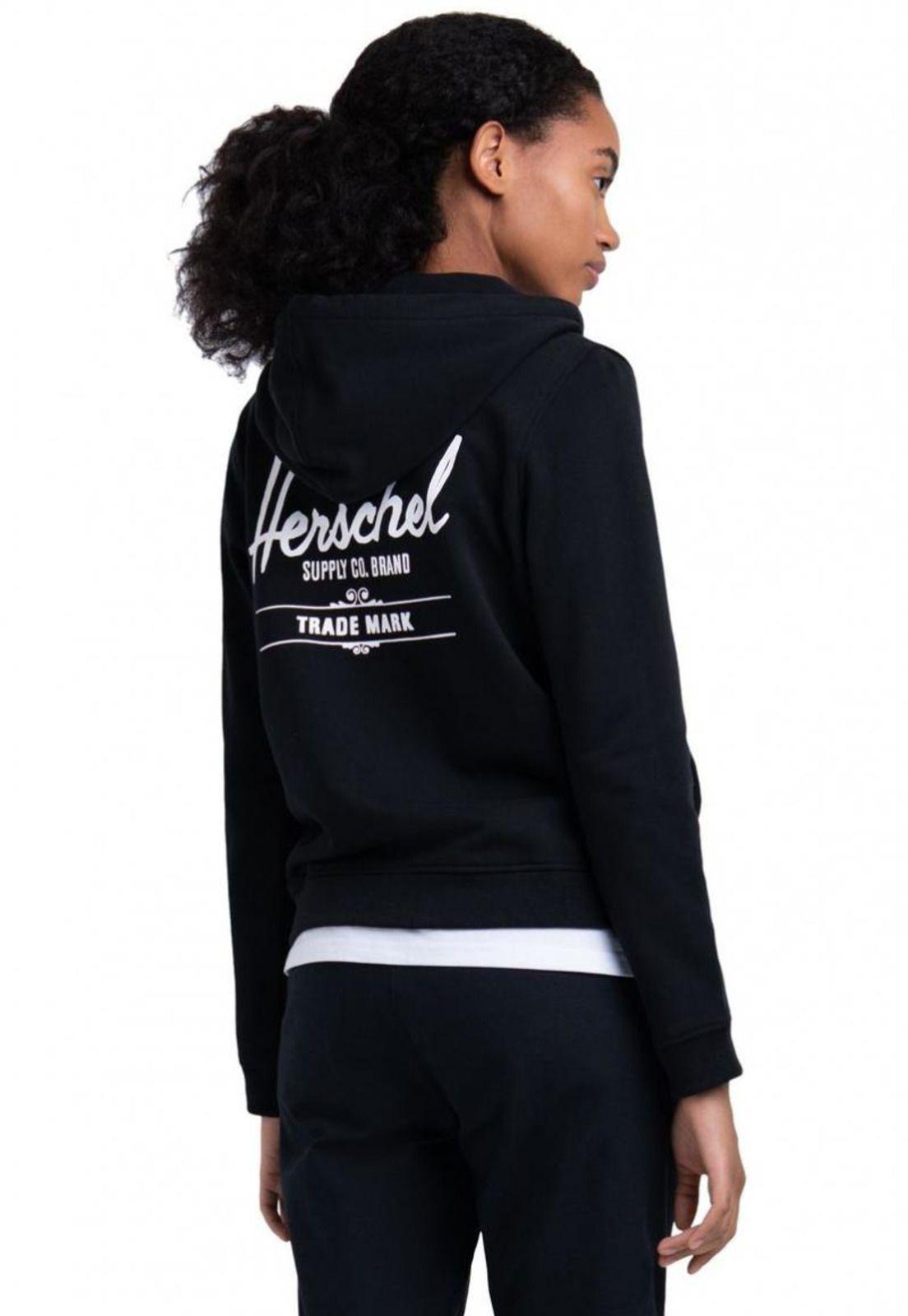 Poleron Classic Logo Negro Herschel-1
