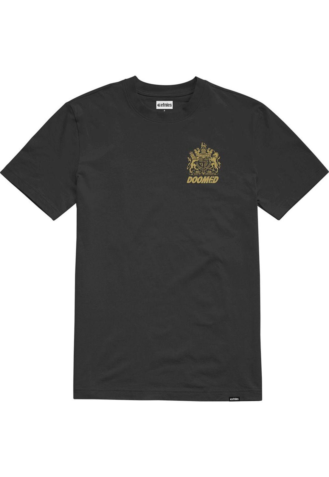 Polera Doomed Crest Black Etnies-0
