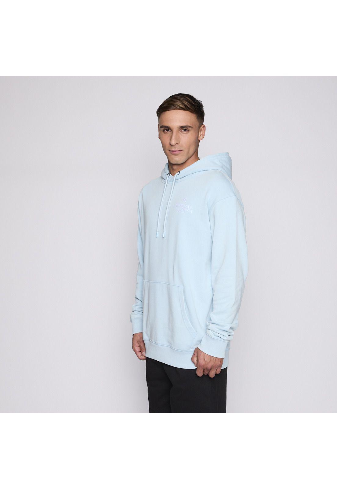 Polerón Nixon Men Hoodie Encinitas Light Blue-2