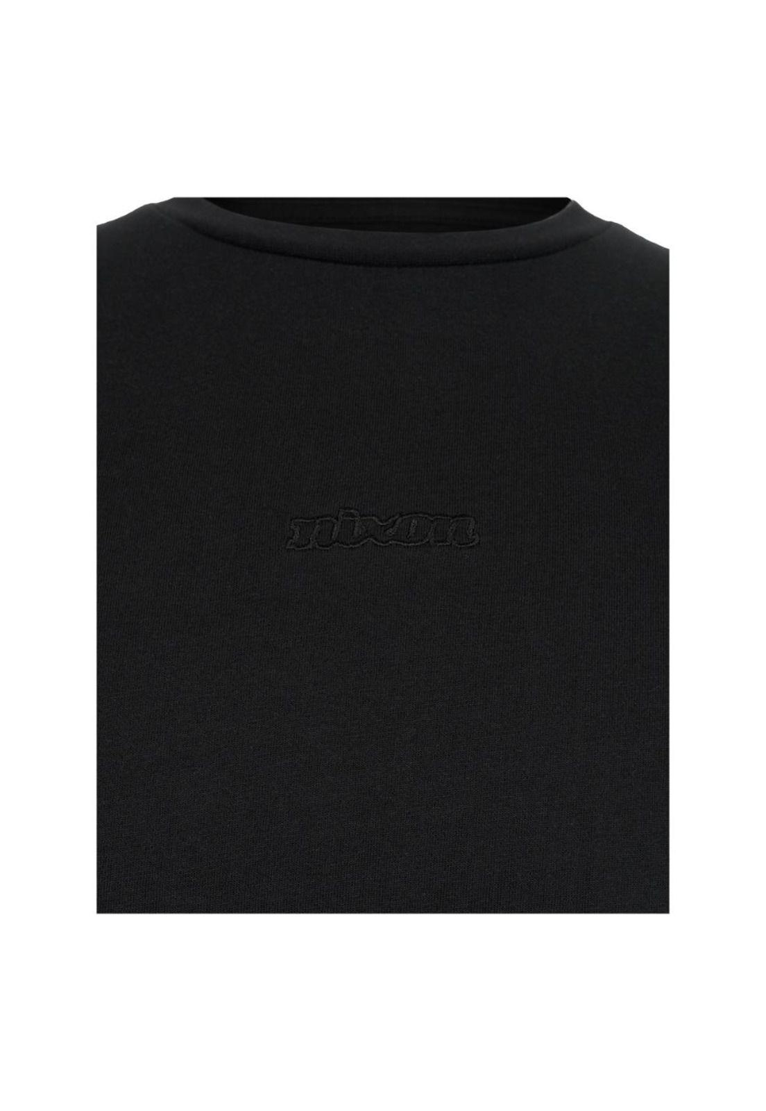 Polera Nixon Men Small Logo All Black-2