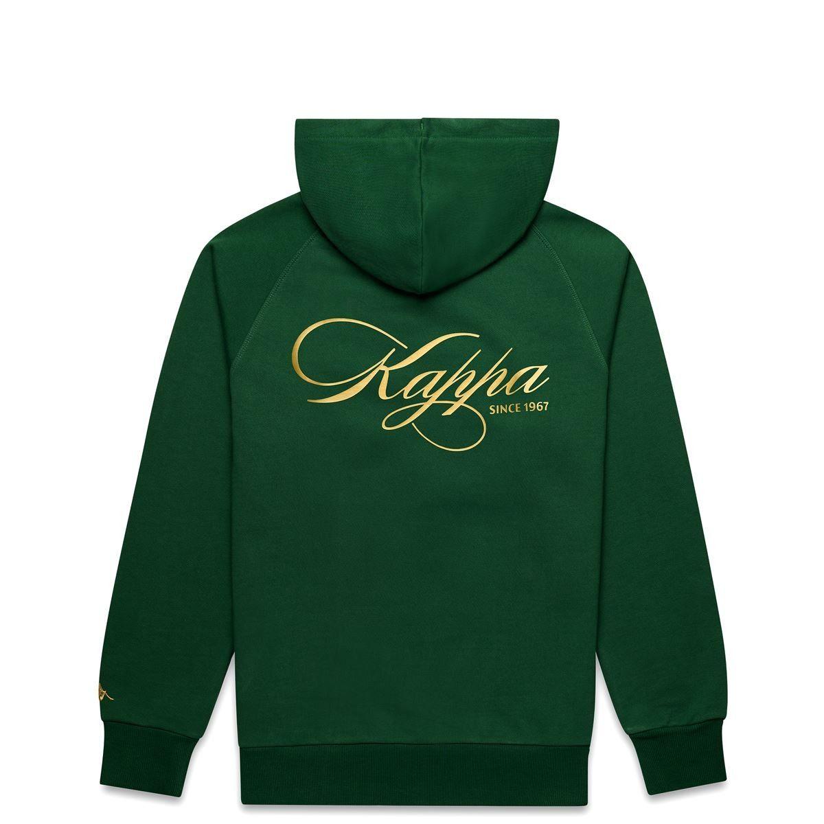 Polerón Kappa Men Authentic Oversize Nilufer Green Yellow Gold Rick-1