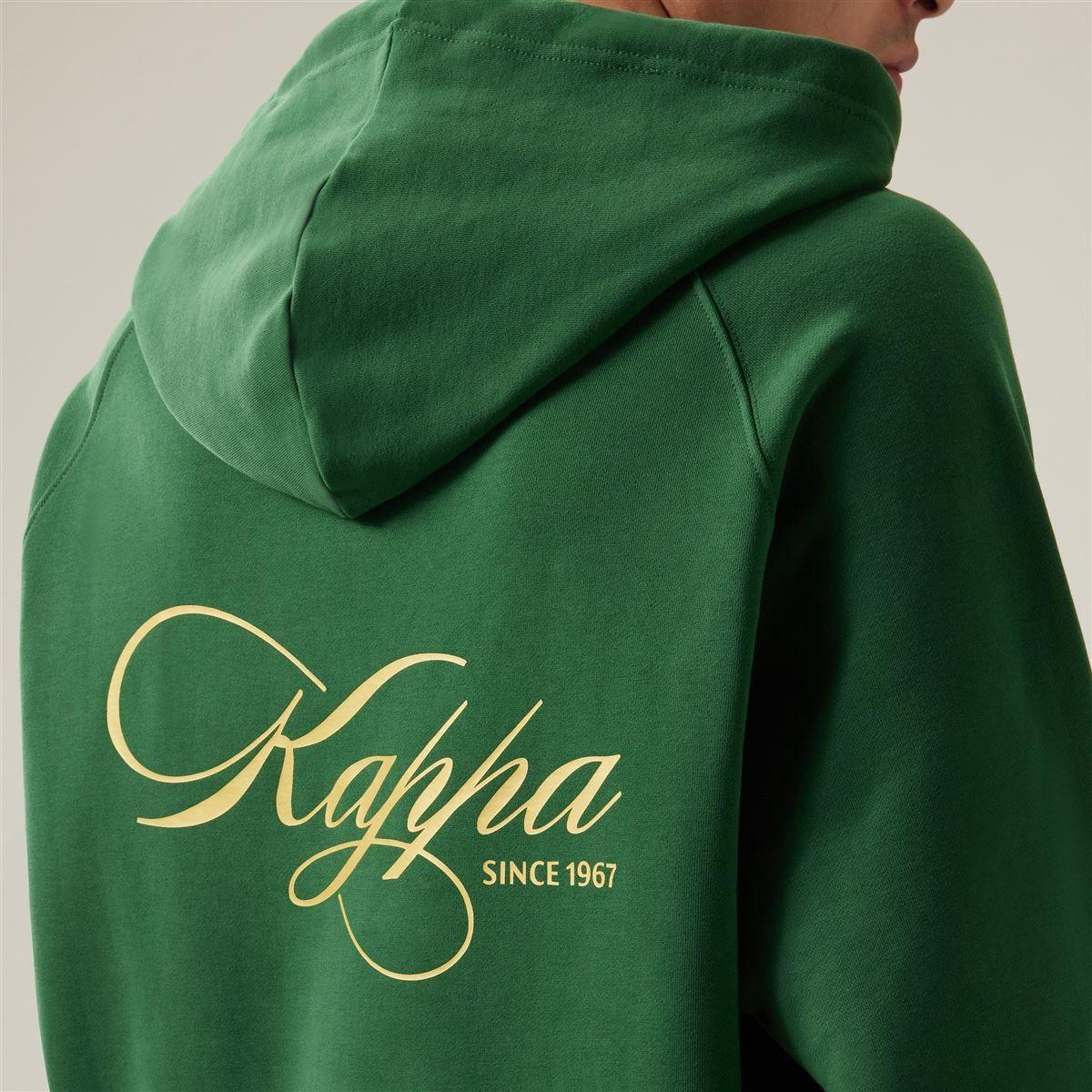 Polerón Kappa Men Authentic Oversize Nilufer Green Yellow Gold Rick-4