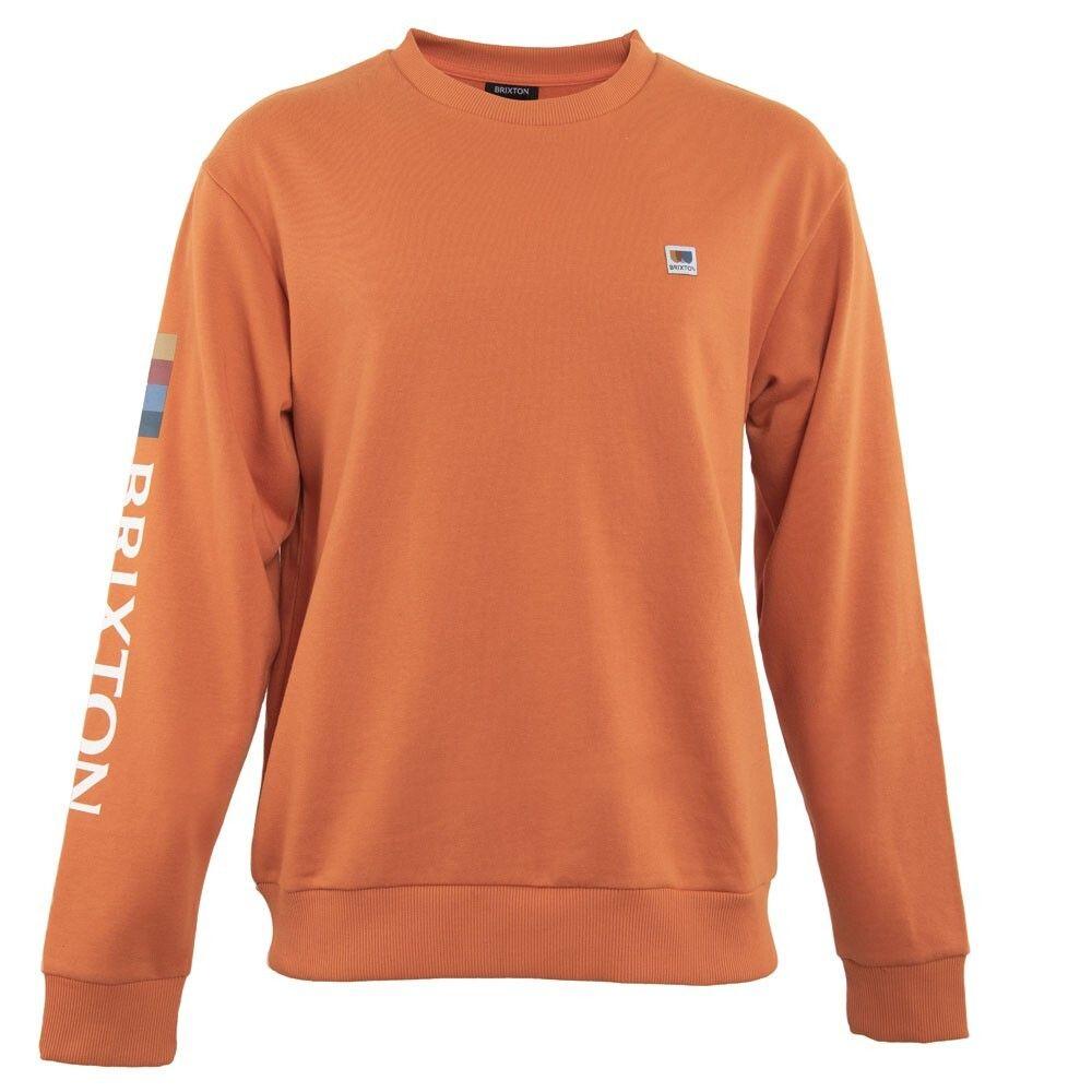 Poleron Men Crew Basic Orange-0