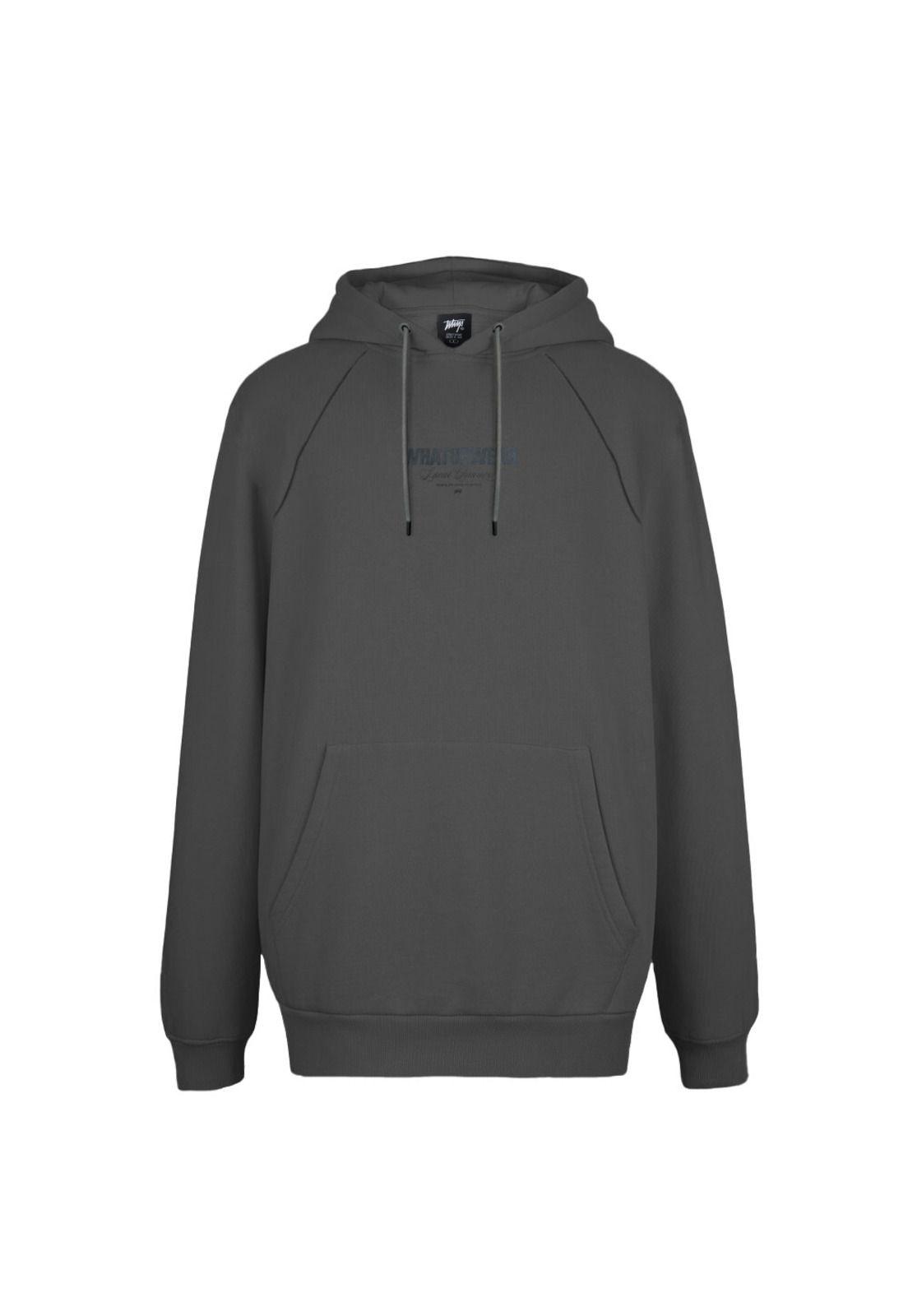 Polerón Whatup Hombre Hoodie Local Dreamers Grey-0