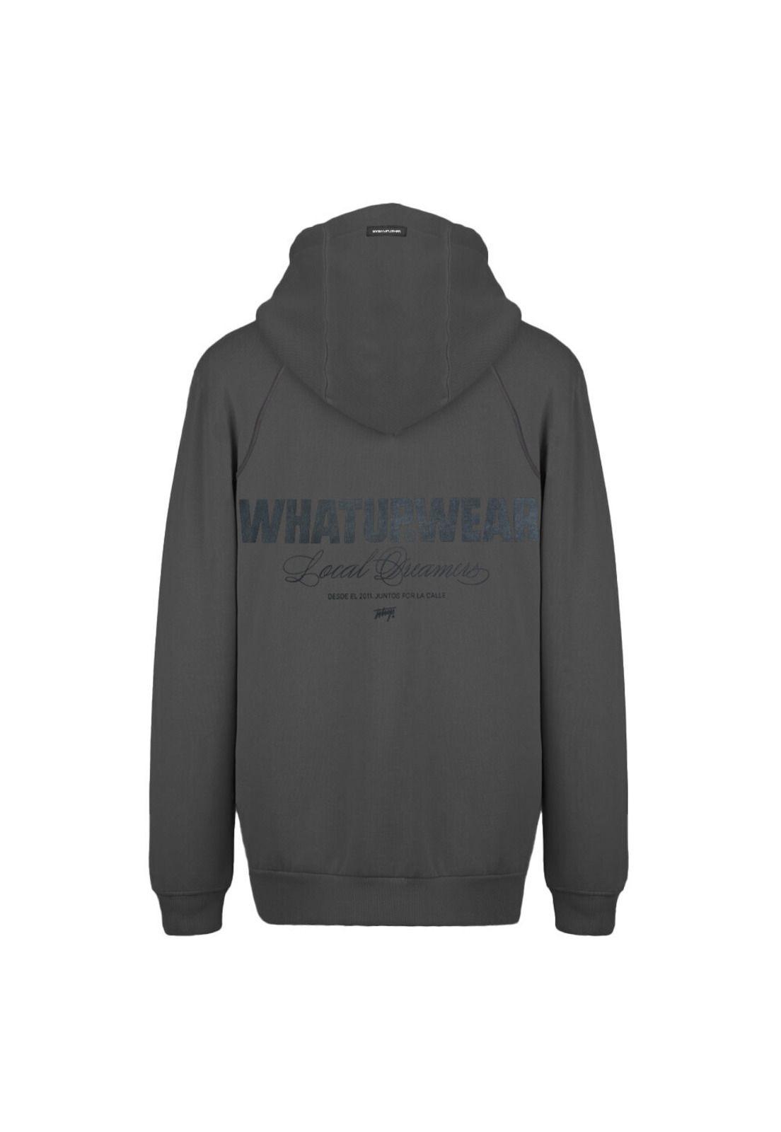Polerón Whatup Hombre Hoodie Local Dreamers Grey-1