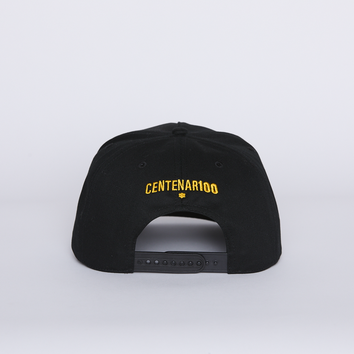 Jockey Colo-Colo 47' Captain Snapback 100 Años Black Gold-2