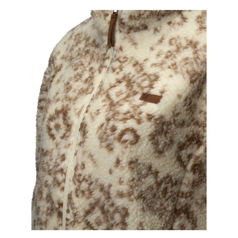 Sherpa Reef Women Full Zipper Cream-2