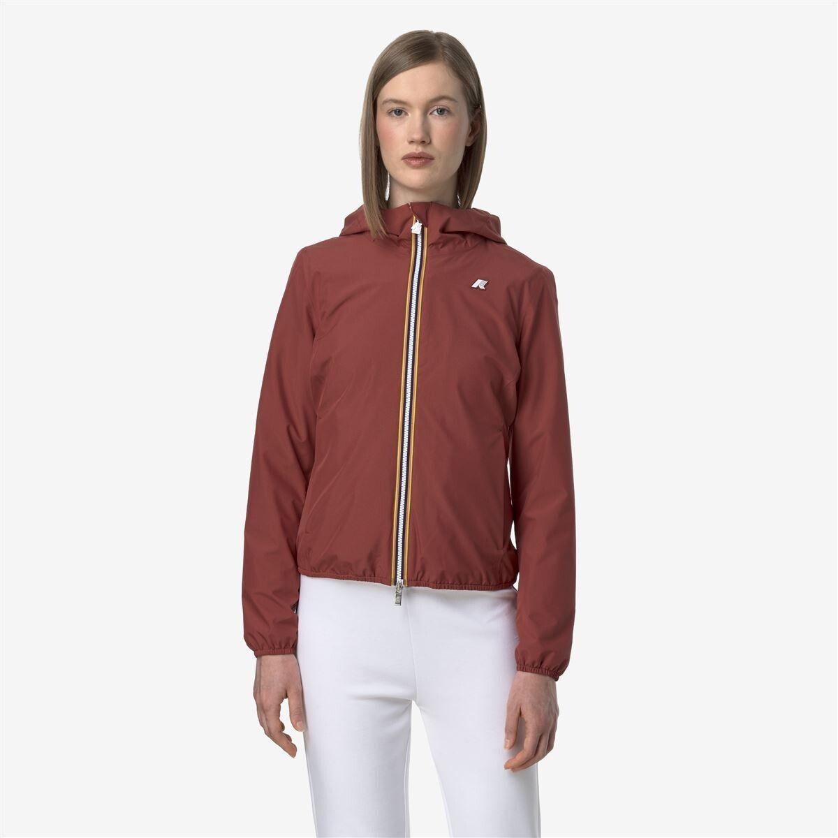 Chaqueta Women Impermeable Lily Stretch Poly Red Brownish-1