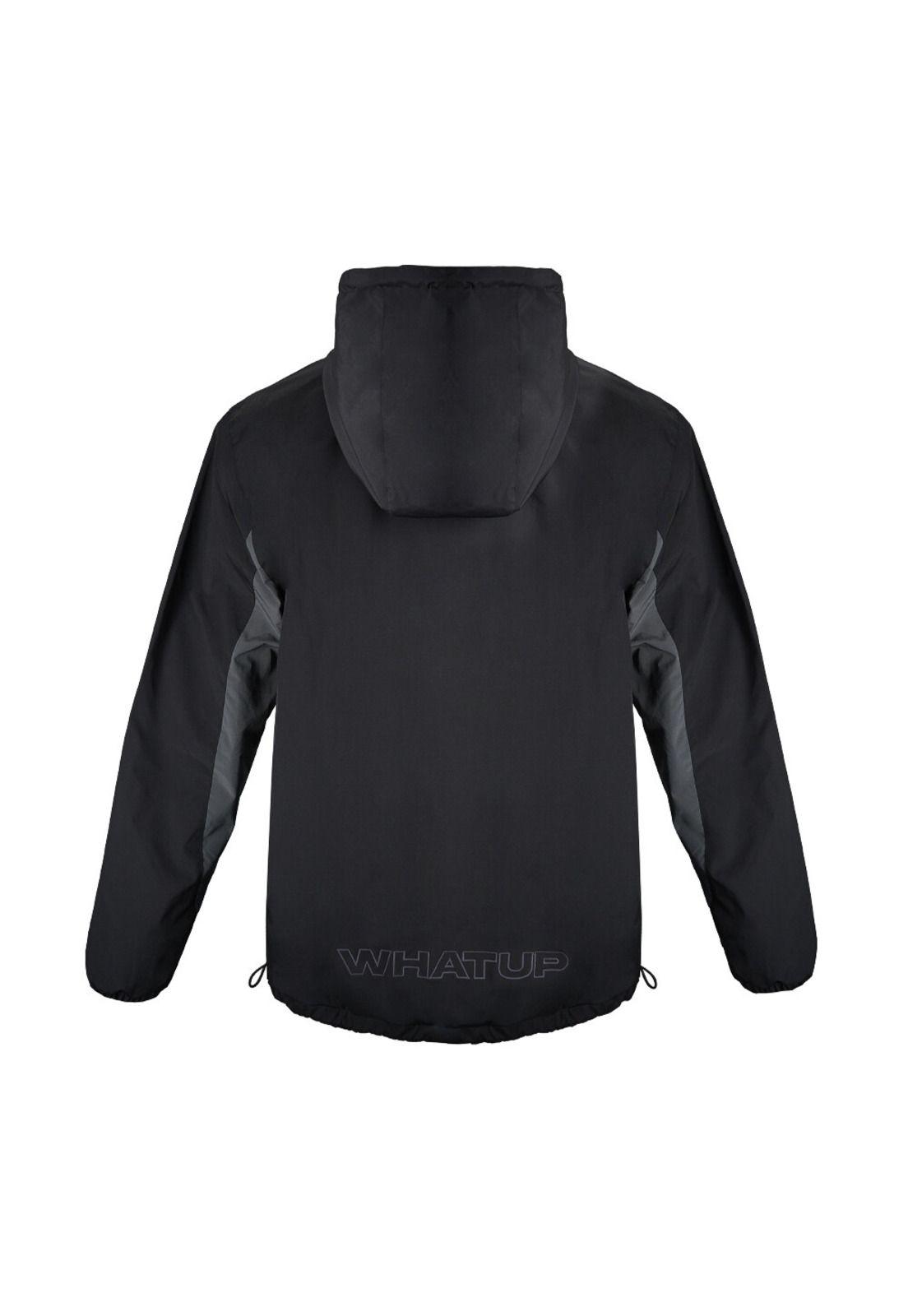 Cortaviento Whatup Hombre Black Grey-1