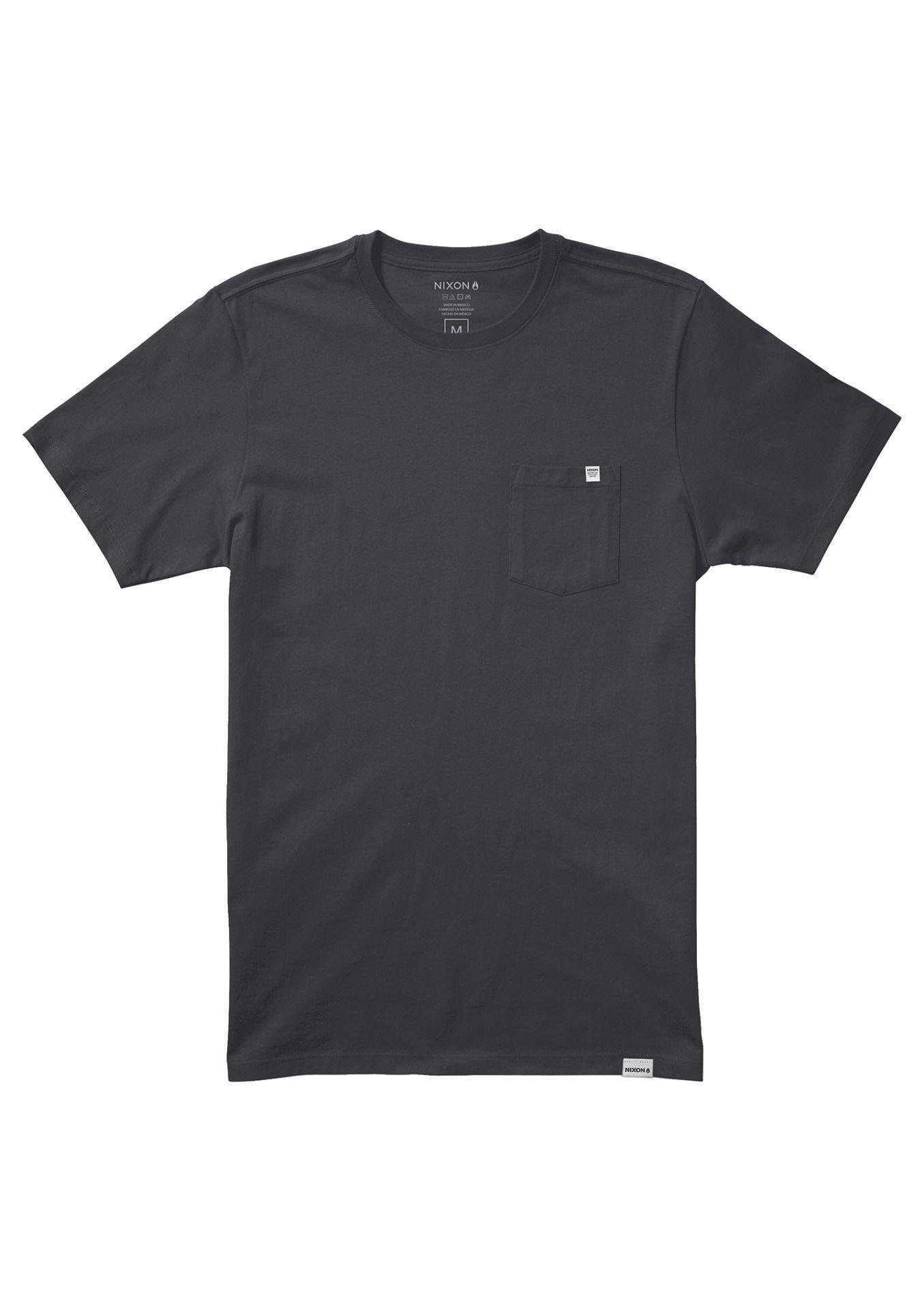 Polera Nixon Lennox S/S Pocket Tee Black-0