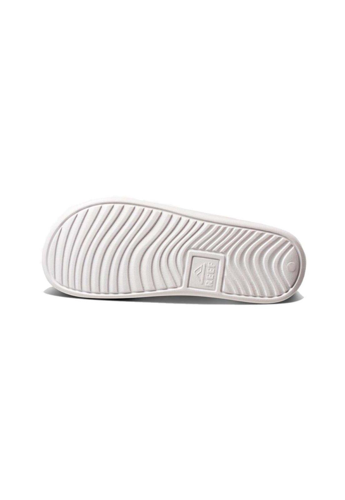 Sandalia Women One Slide White Black-2