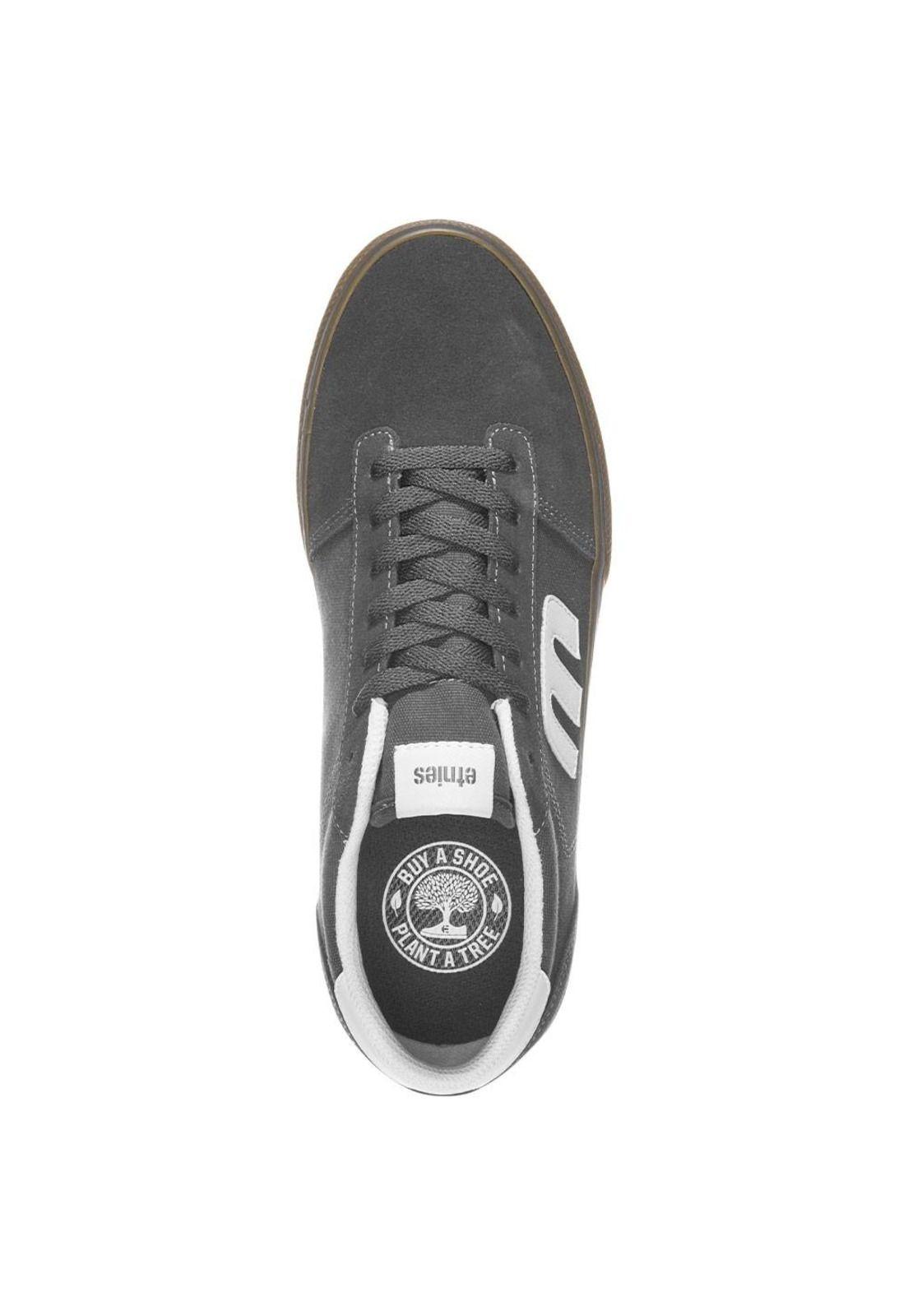 Zapatilla Men Calli Vulc Dark Grey White-2