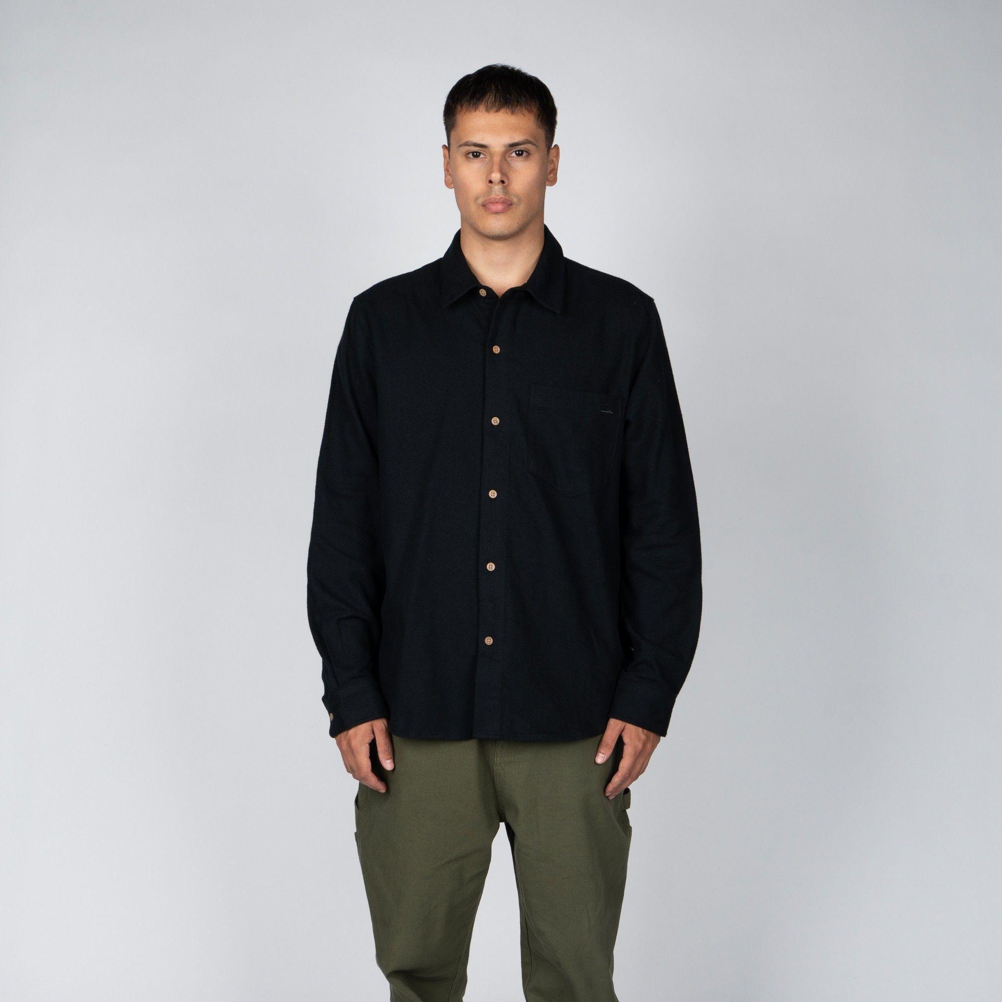 Camisa Reef Men Black-0