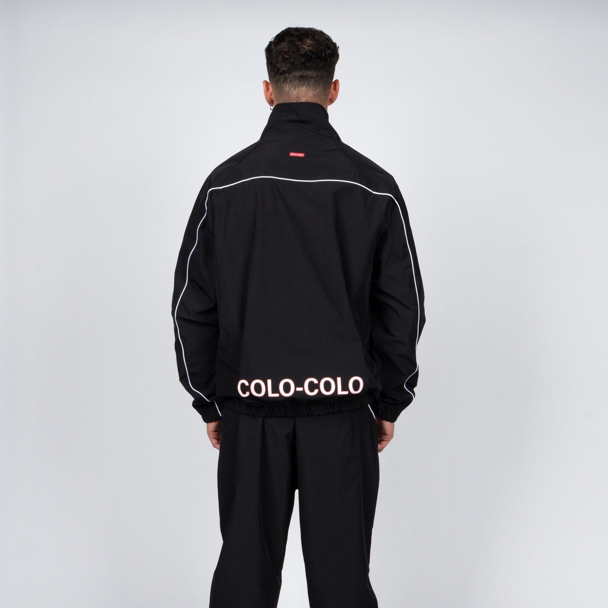 Cortaviento Colo-Colo Urbano Negro y Blanco i26-1