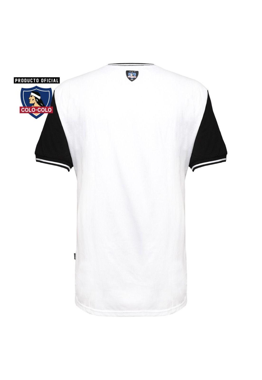 Polera Urbana Negra/Blanca Colo-Colo-2