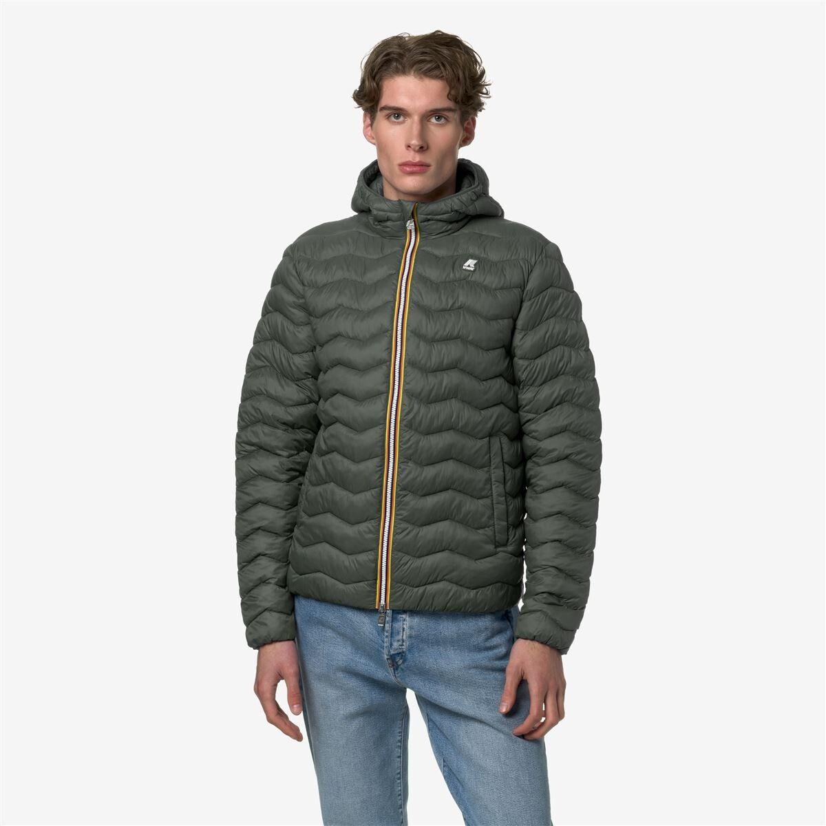 Chaqueta Men Jack Quilted Warm Green Blackish-1