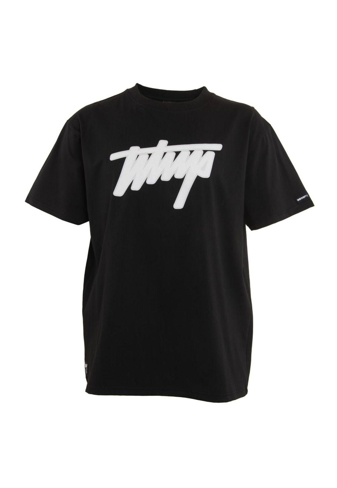 Polera V3 Logo Black White-0