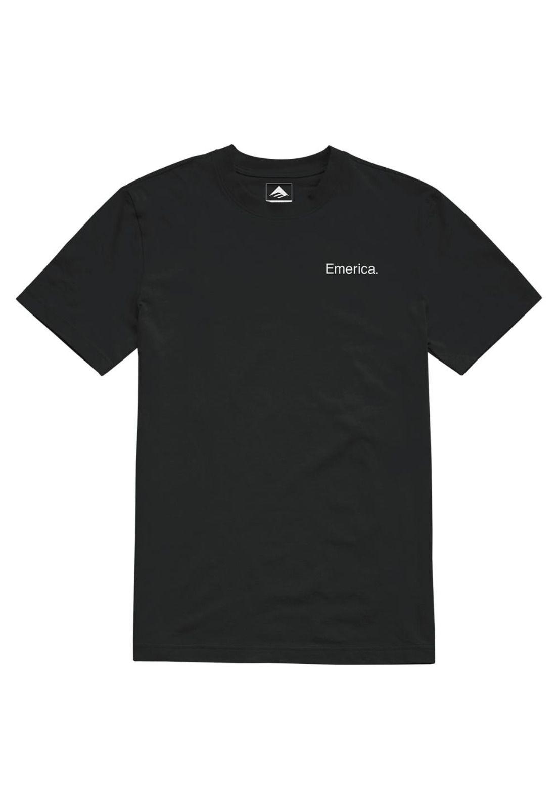 Polera Lockup Tee Black White-0