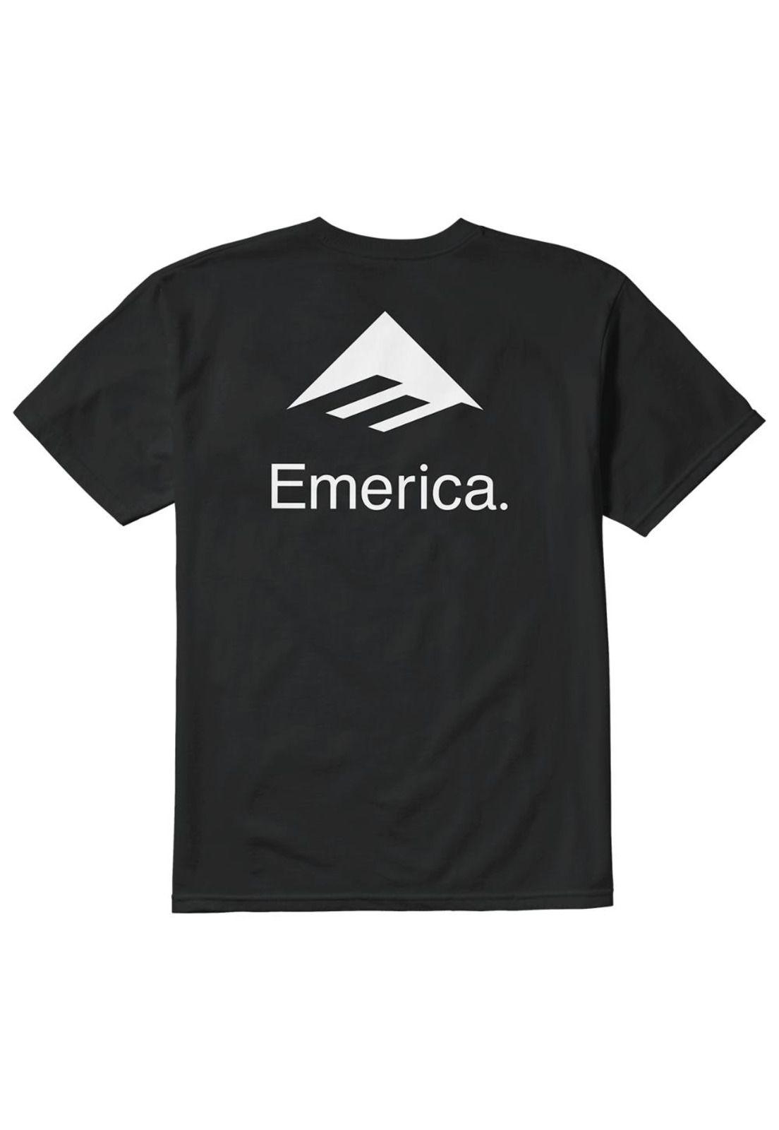 Polera Lockup Tee Black White-1