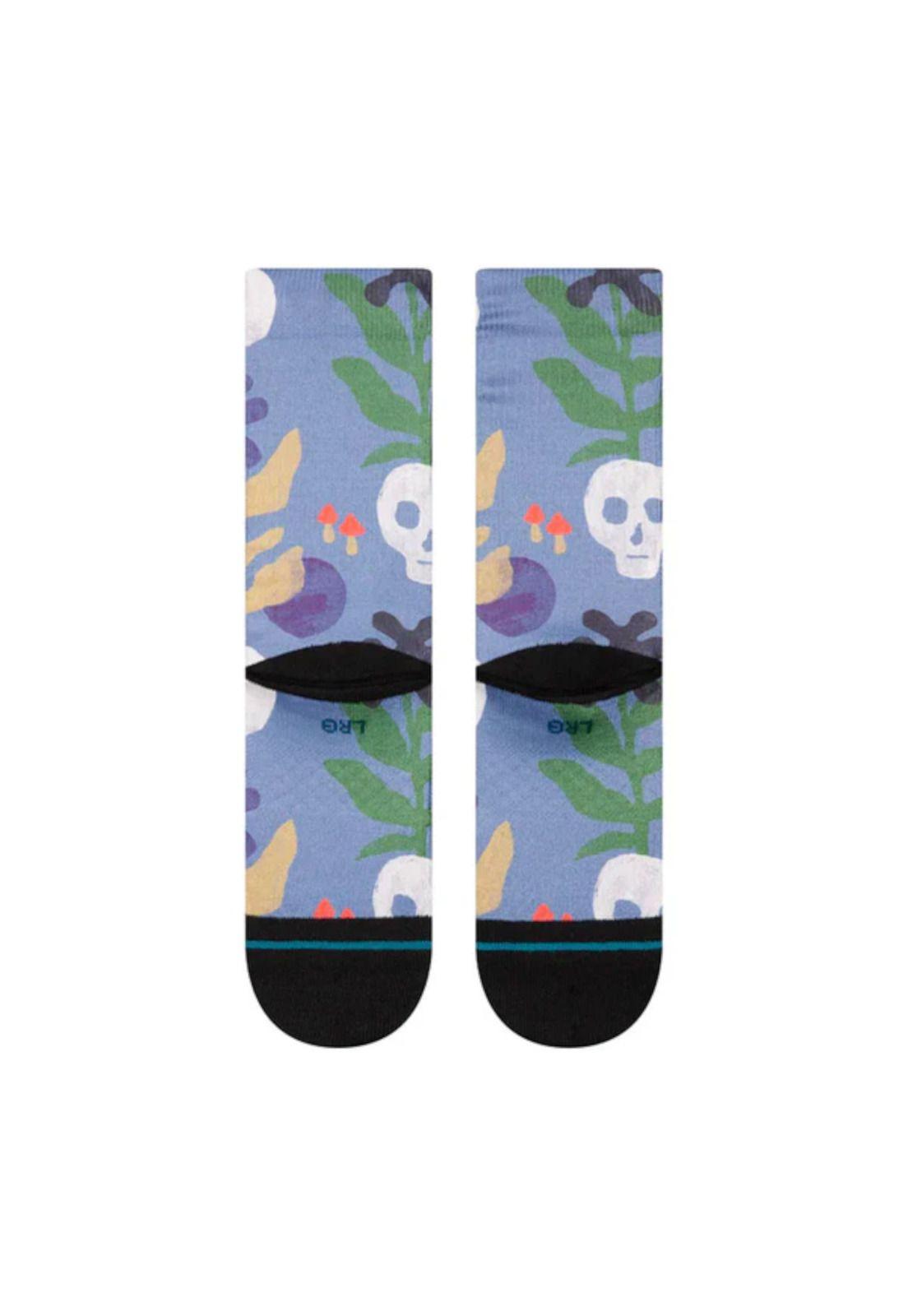Stance Sock Kids Tropiskull Crew Stone Blue-2