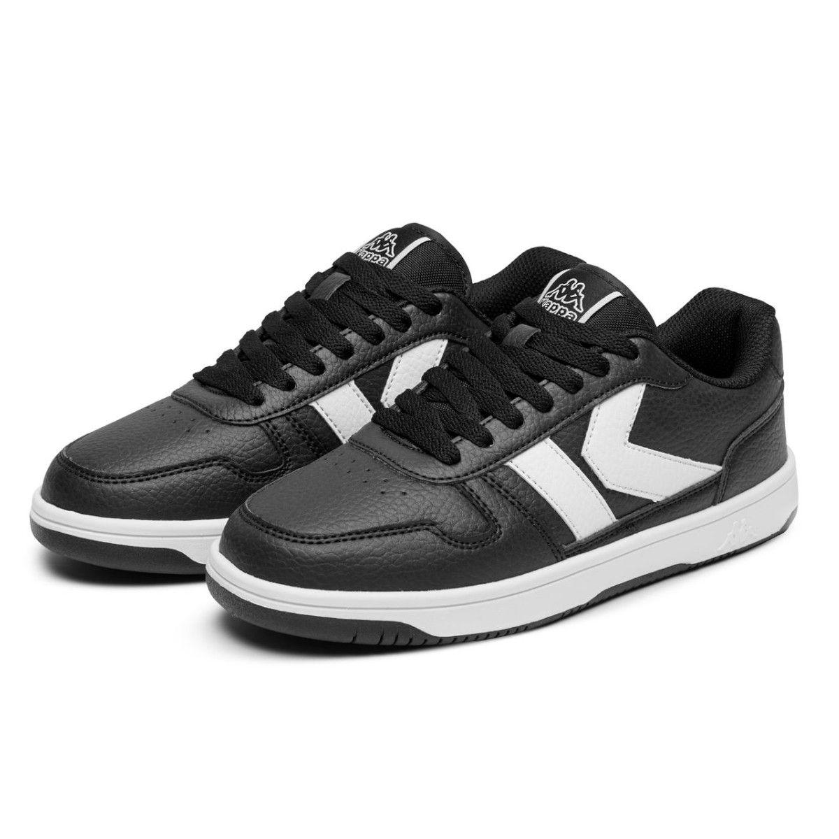 Zapatilla Logo Kappa Karushi Black White-3