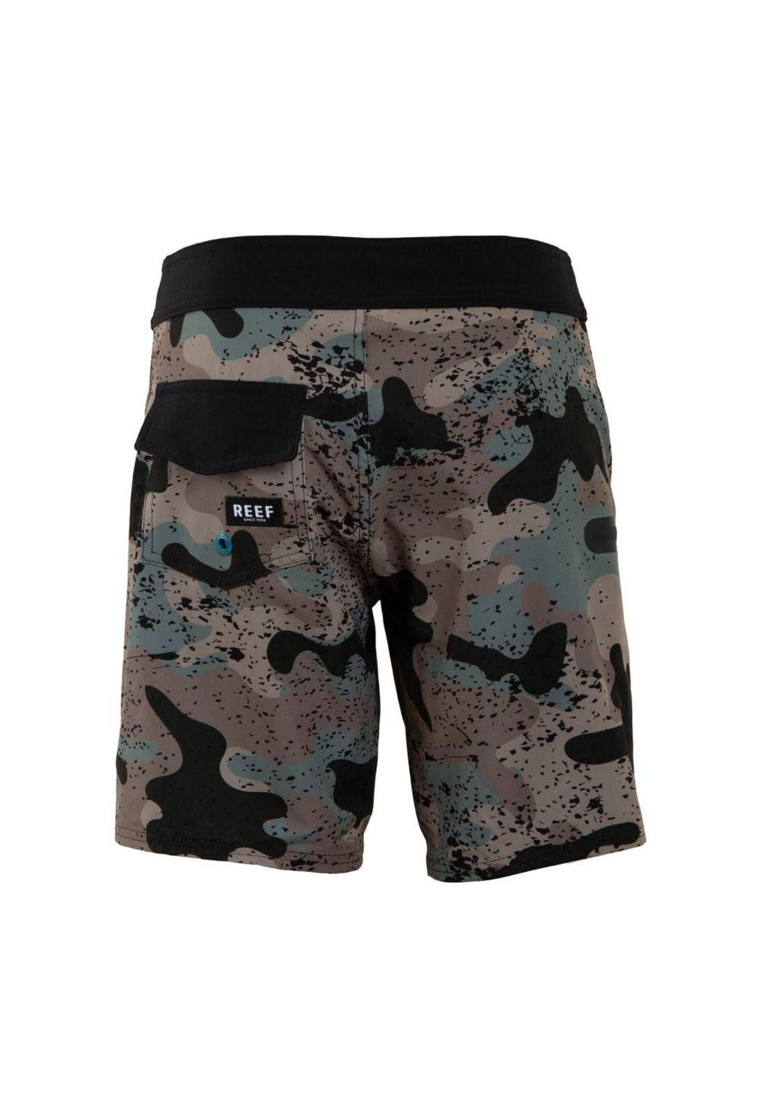 Traje de Baño Kids Camo Black Green Brown-2