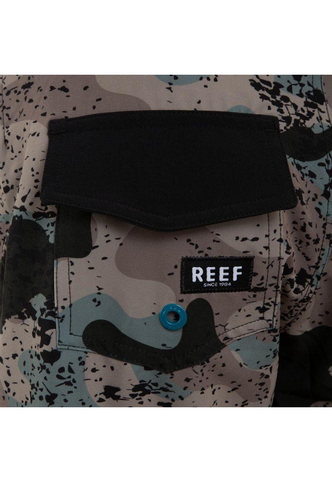 Traje de Baño Kids Camo Black Green Brown-3