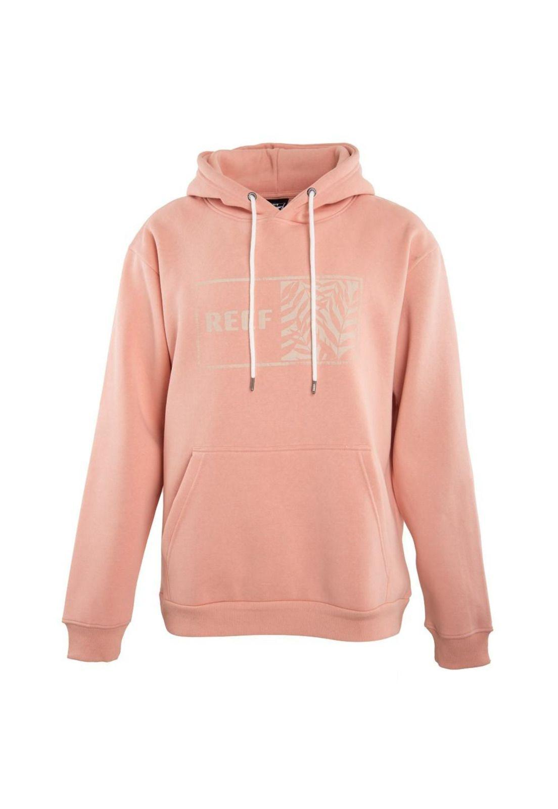 Poleron Men Hoodie Orange White-0