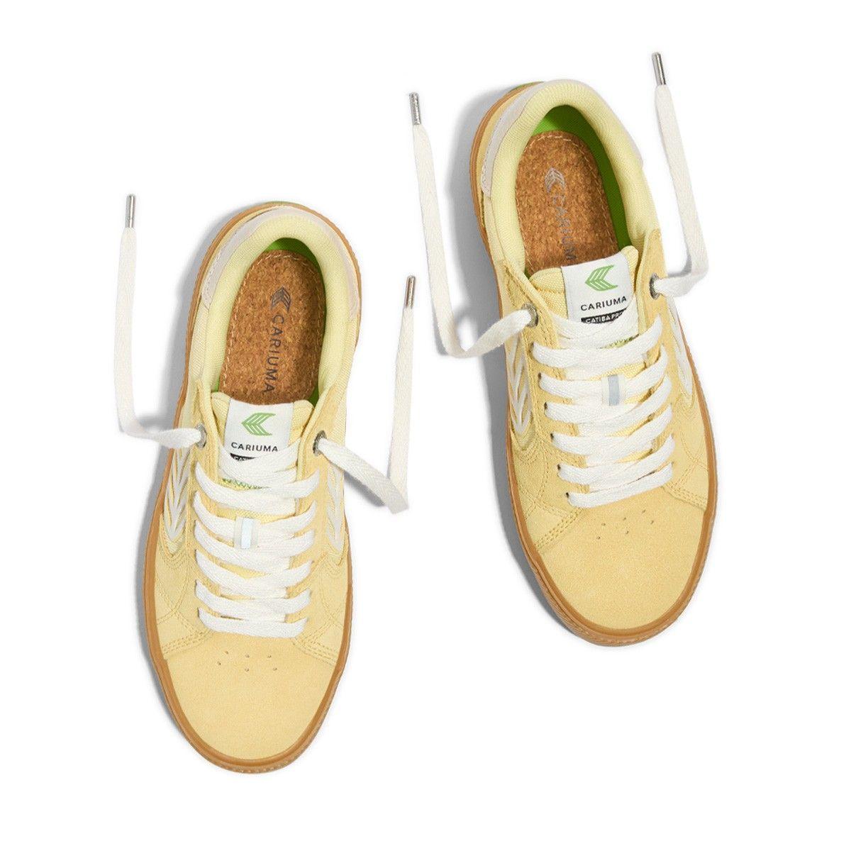 Zapatilla Cariuma Women CATIBA PRO 2.0 Suede Citrus Yellow-2