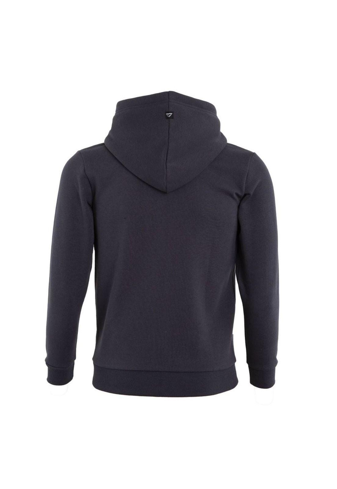 Poleron Full Zipper Kids Dark Grey-2