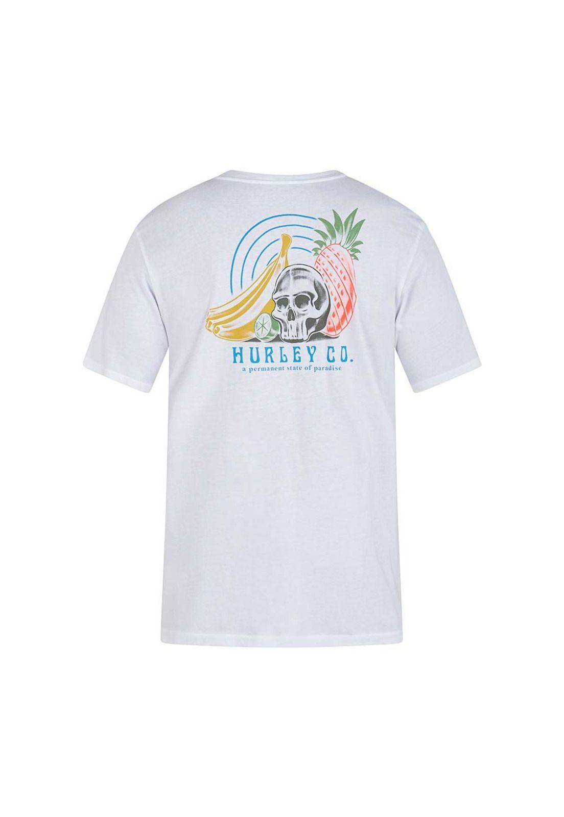 Polera Everyday Washed Still Life White Hurley-1