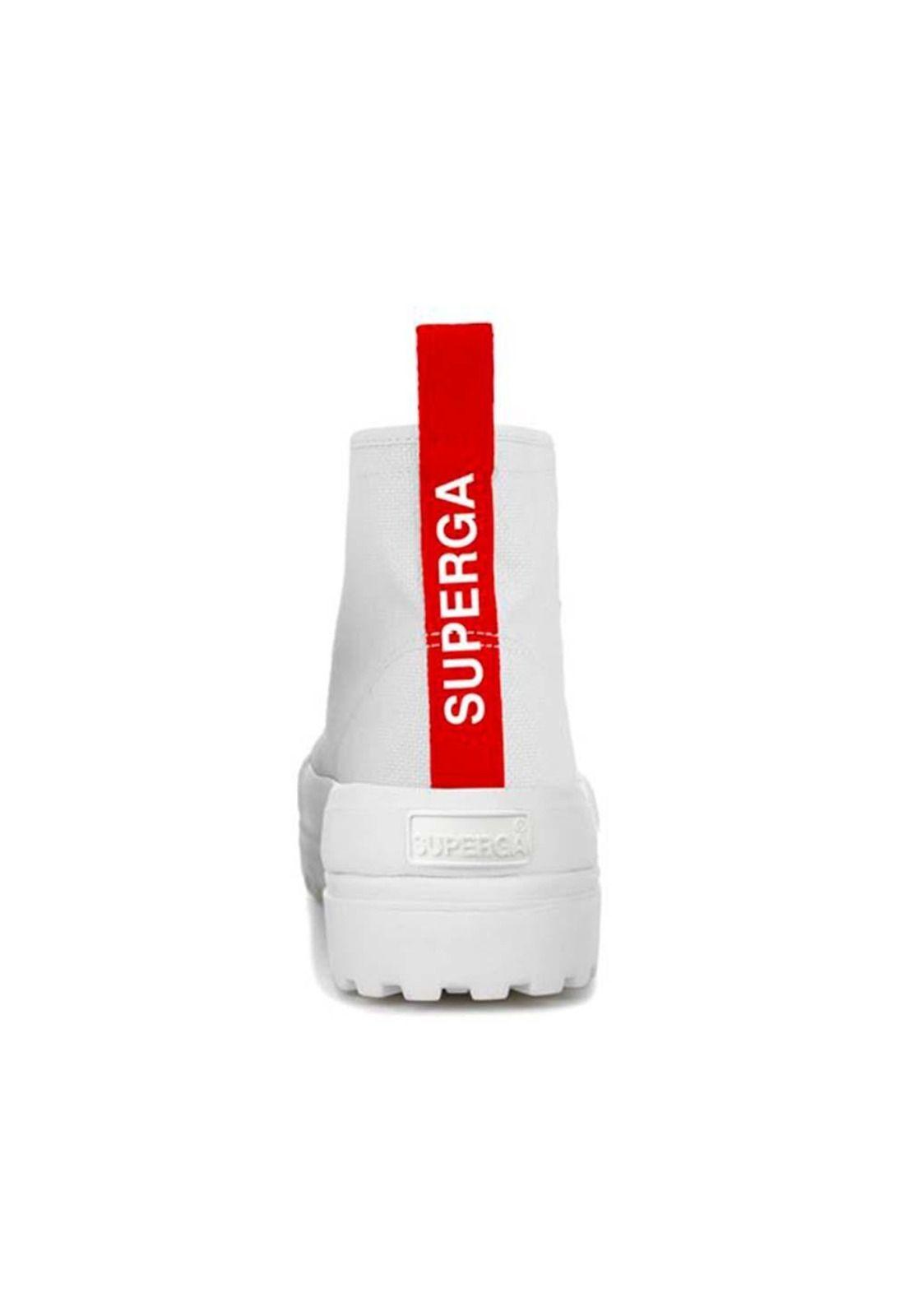 Zapatilla 2341 Alpina Tape Letter White Red-2