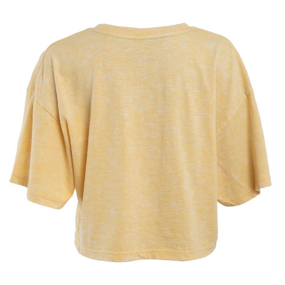 Polera Crop Ligh Yellow-2