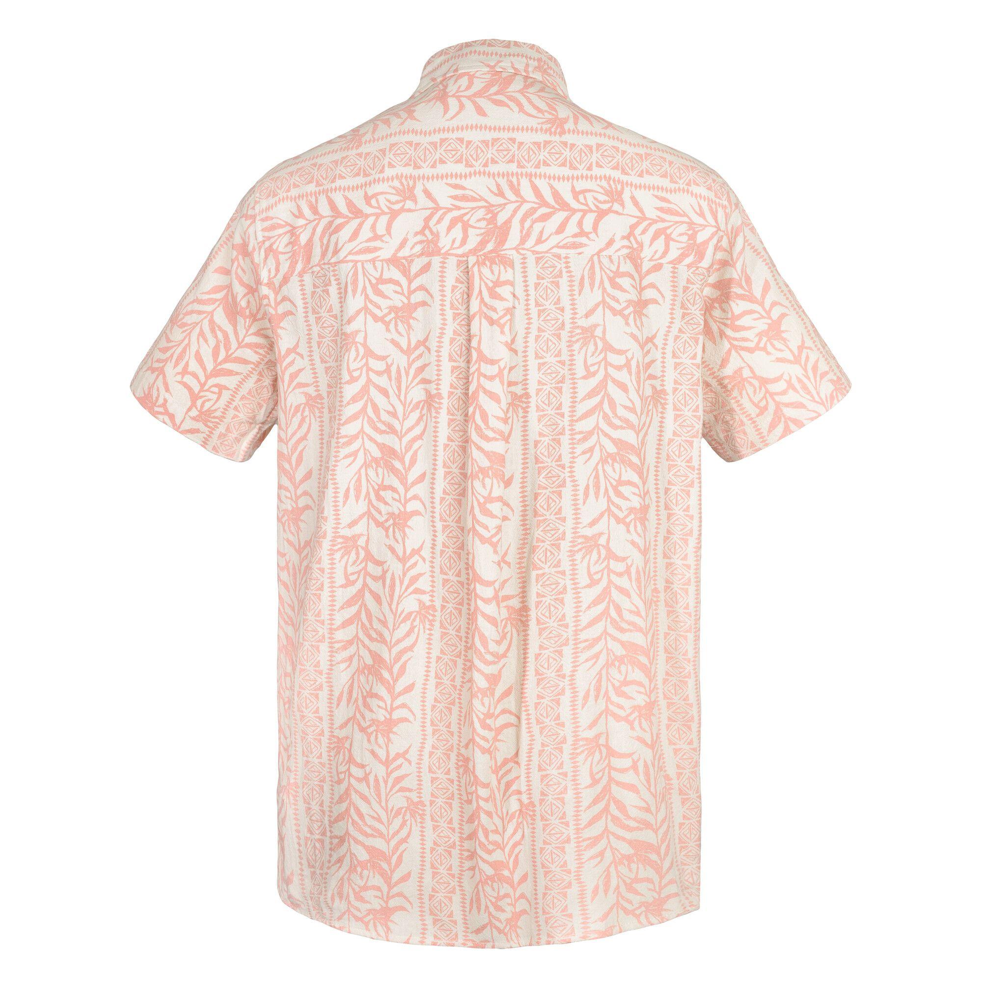 Camisas M/C Reef Hombre Naranjo Claro-1