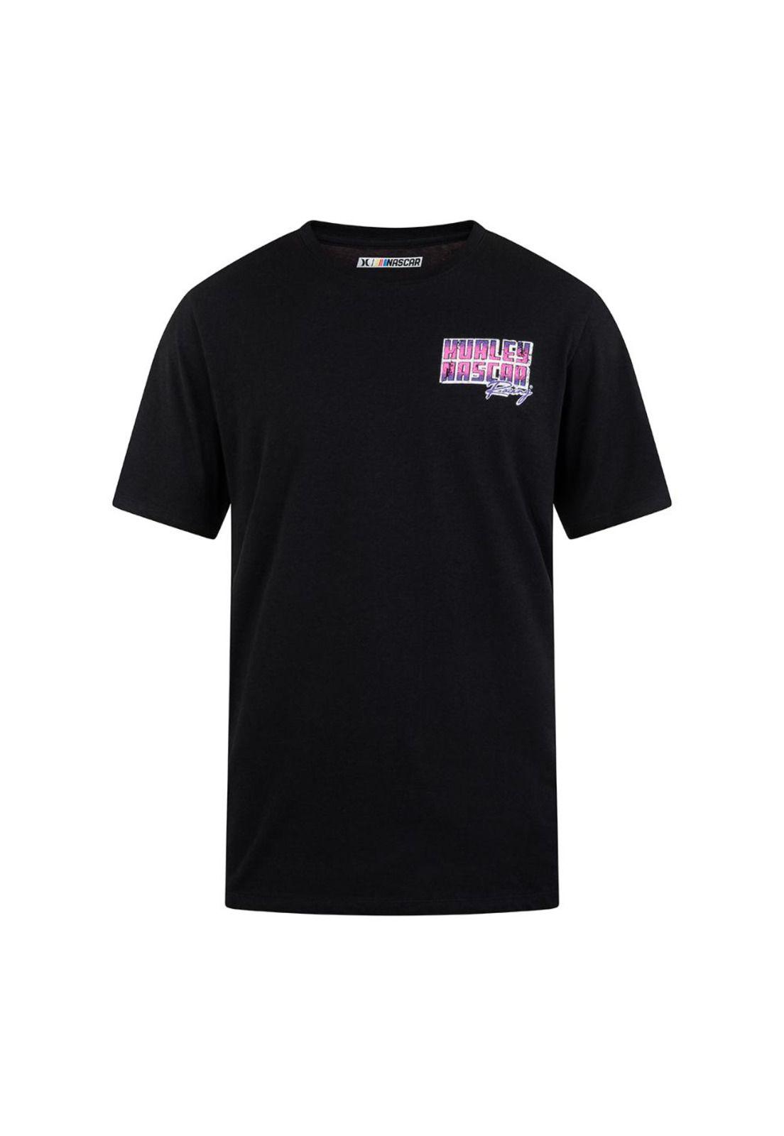 Polera Faster Nascar ss Negro-0
