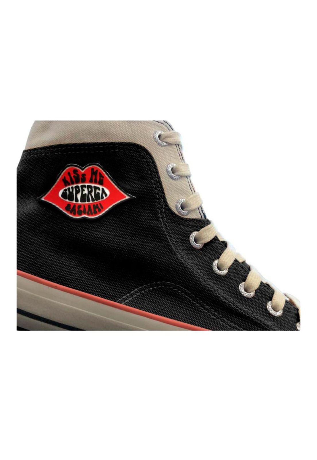 Zapatilla 2946 College Lip Logo Black Red-1
