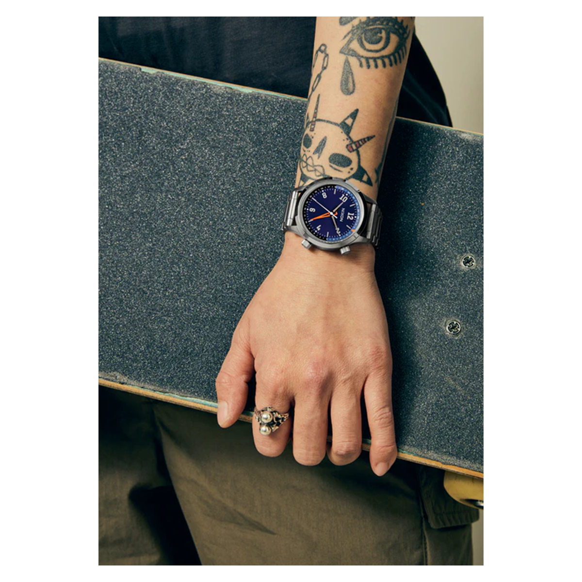 Reloj Drifter 40 Silver Midnight Sunray-7