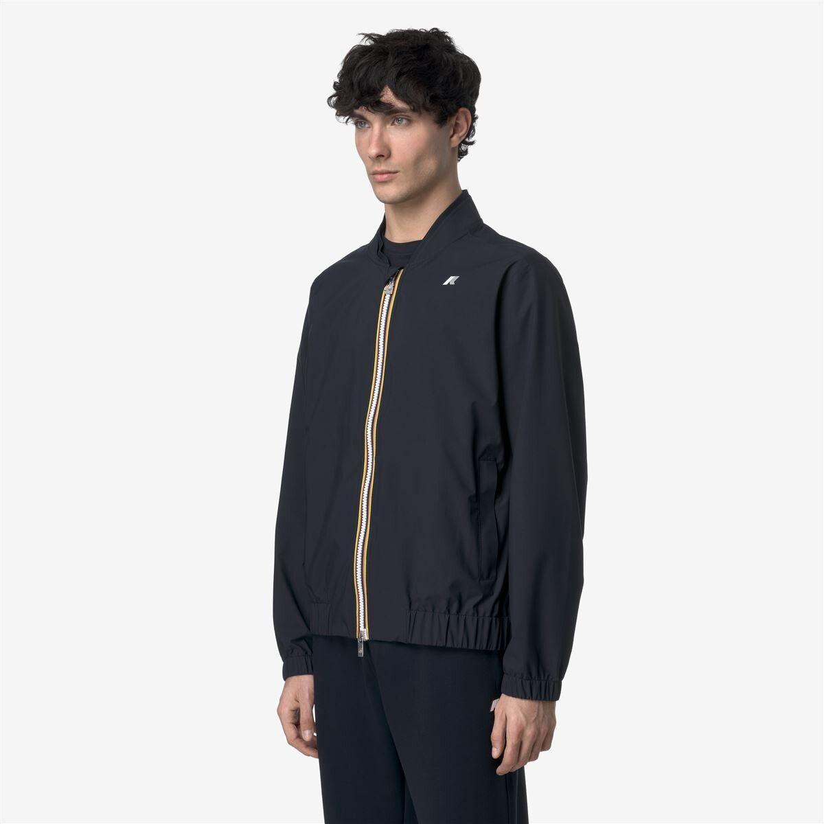 Chaqueta Men Impermeable Aurene Stretch Dot Blue Depth-2