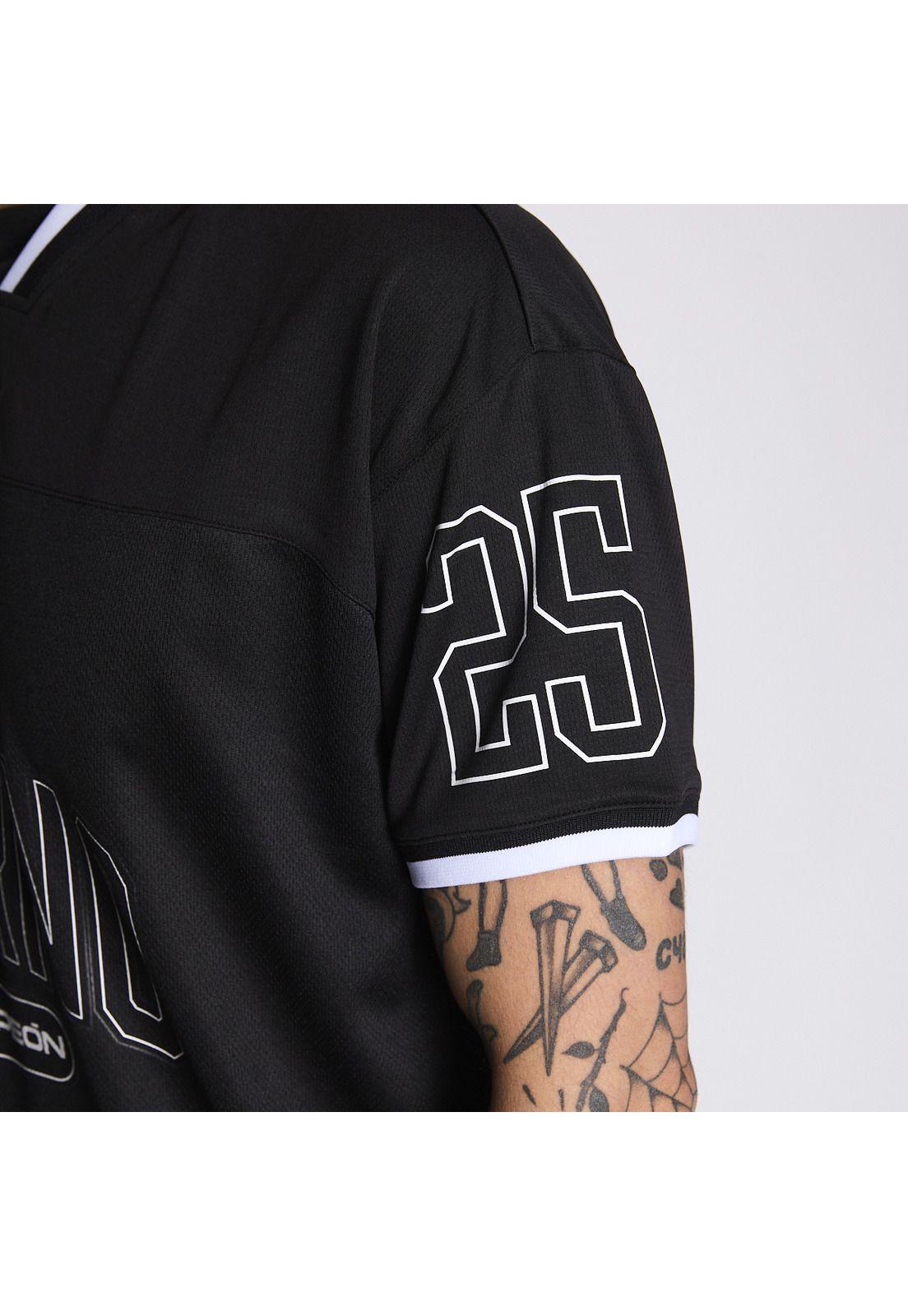 Camiseta Colo Colo Urbano Hombre Eterno Campeón Negro-4