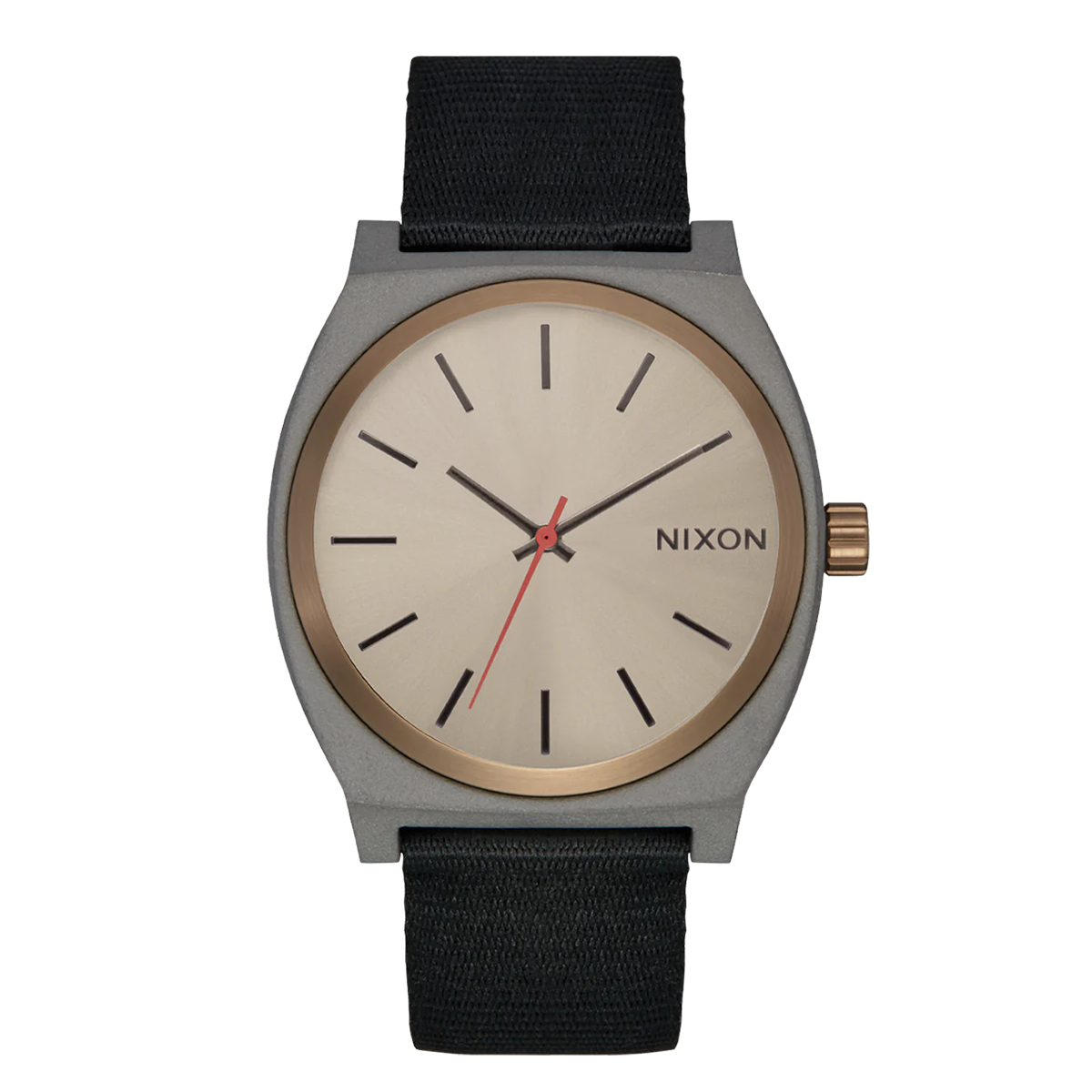 Reloj Time Teller Nylon Dark Gray Pumice Black-0