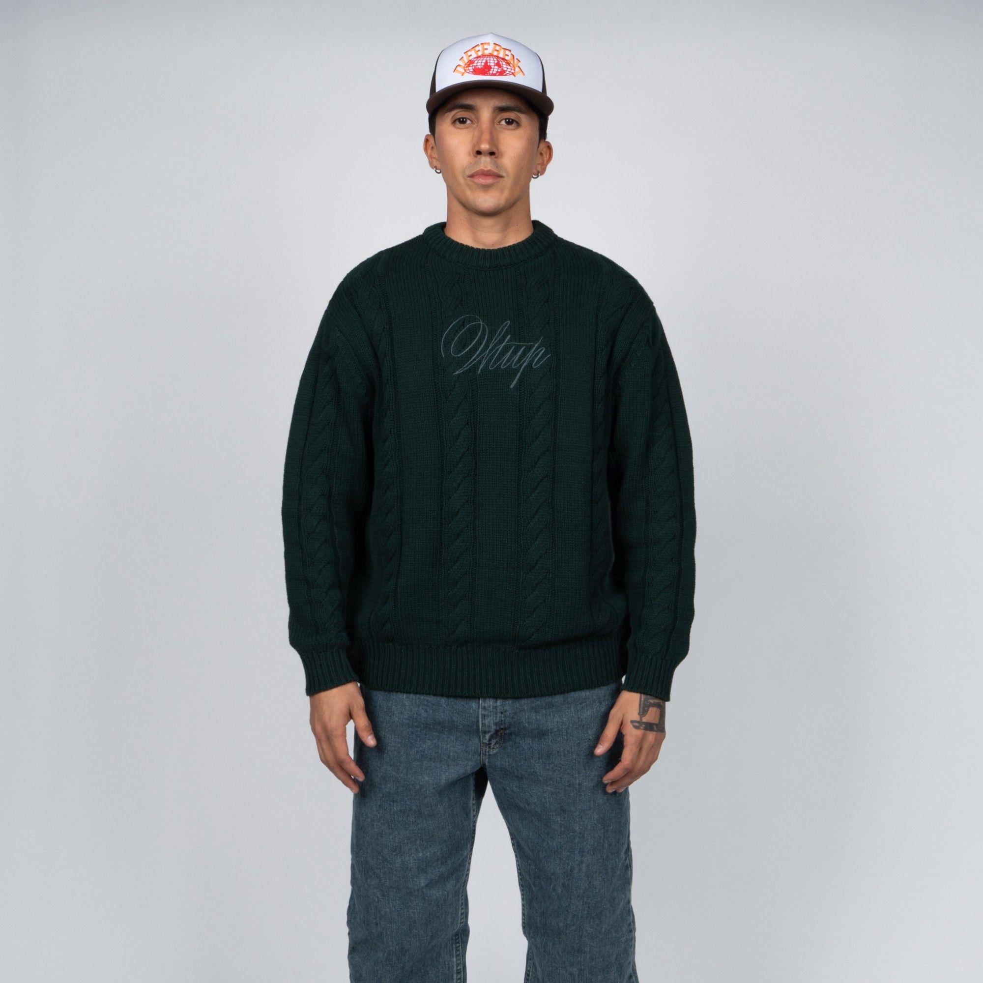 Sweater WhatUp Dark Green-0